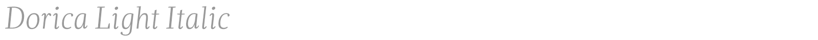 Dorica font preview